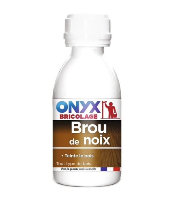 Dégraissant bois bruts et teinture - Brou de noix - 190 ml - ONYX