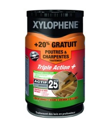 Traitement Poutres et charpentes - Préventif et curatif - 6 L - XYLOPHENE