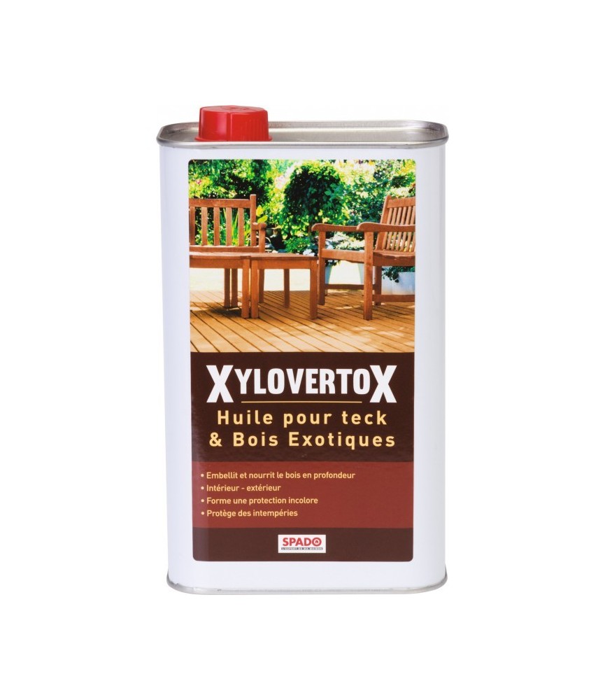 Huile pour teck et bois exotiques - Xylovertox - 1 L - SPADO