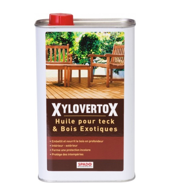 Huile pour teck et bois exotiques - Xylovertox - 1 L - SPADO