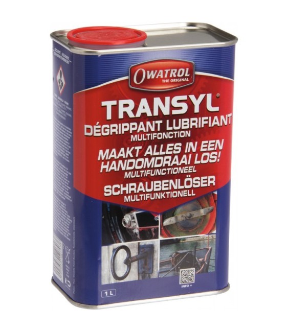 Dégrippant et lubrifiant multifonction, haute technicité - Transyl - 1 L - OWATROL