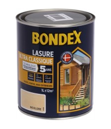 Lasure Ultra Classique - Polyuréthane - 1 L - Chêne moyen - BONDEX