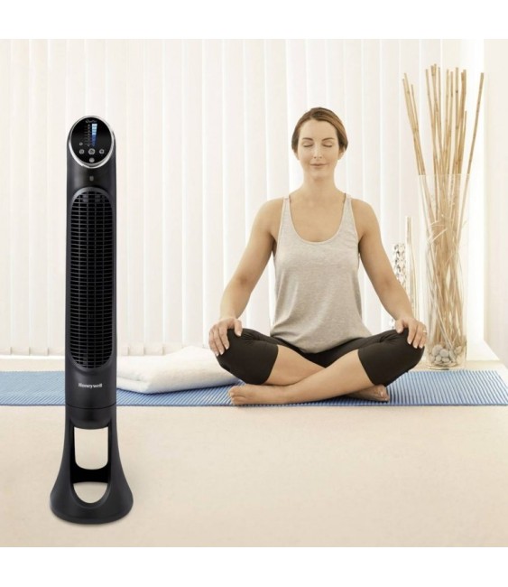 Ventilateur Tour télécommandé - Silencieux et design - QuietSet - Noir - HONEYWELL