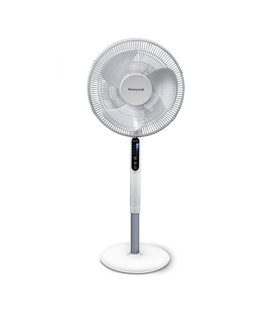 Ventilateur sur pied - QuietSet - Puissant et télécommandé - Blanc - HONEYWELL