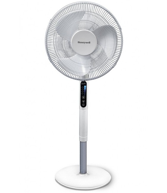 Ventilateur sur pied - QuietSet - Puissant et télécommandé - Blanc - HONEYWELL