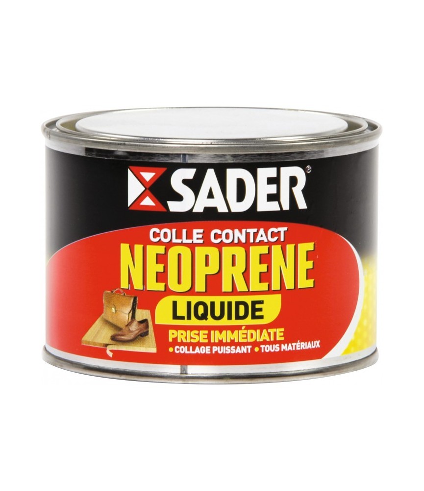 Colle contact liquide - Néoprène - 250 ml - SADER