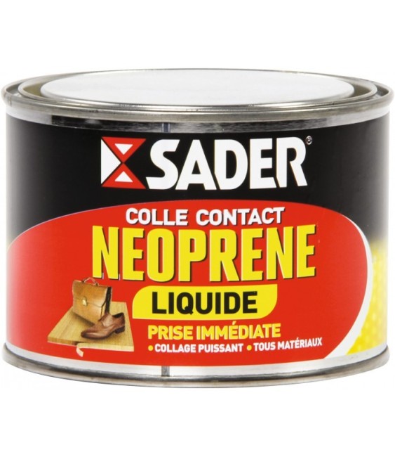 Colle contact liquide - Néoprène - 250 ml - SADER
