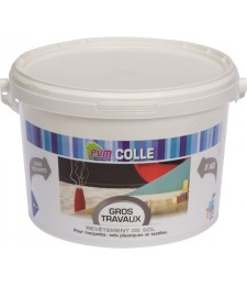 Colle pour revêtements de sol - Gros travaux - 5 Kg - PVM