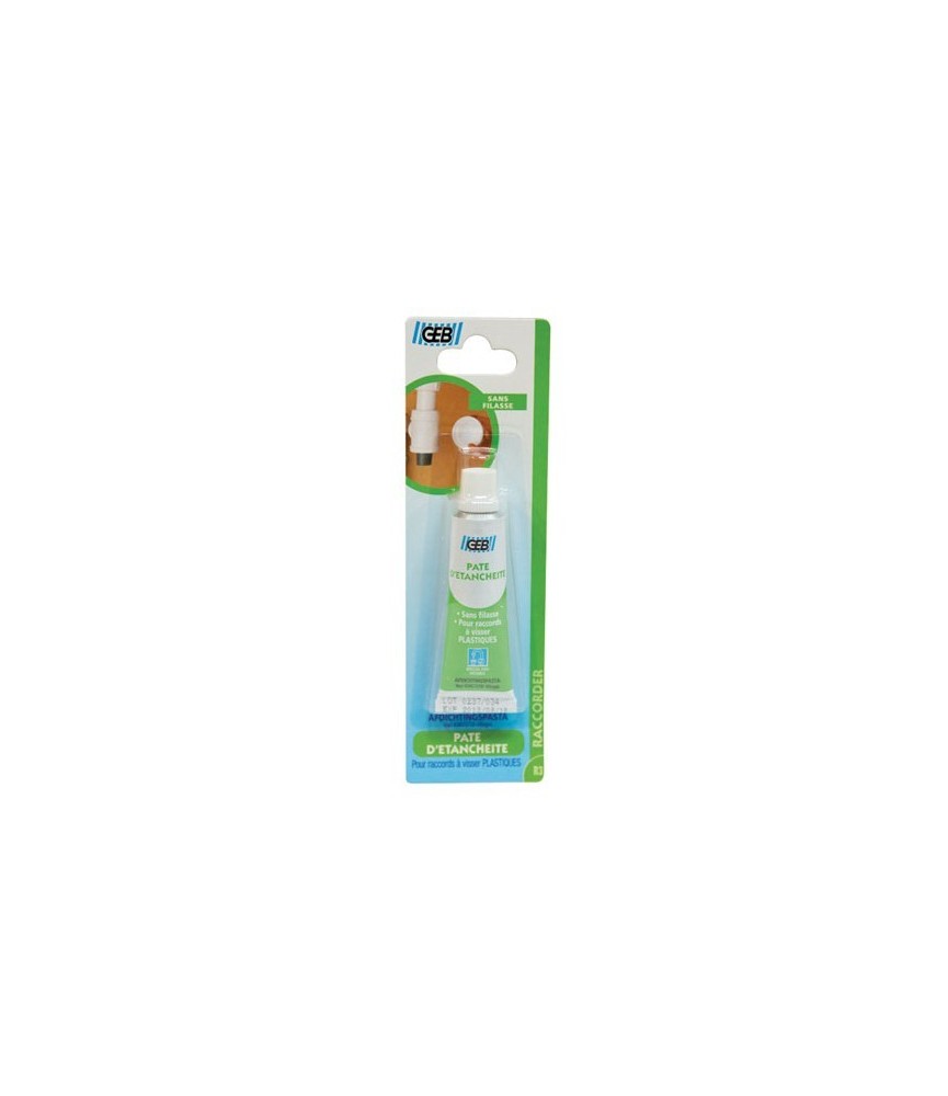 Pâte d'étanchéité - Fileplast eau potable - Tube 20 ml - GEB Pâte d'étanchéité - Fileplast eau potable - Tube 20 ml - GEB