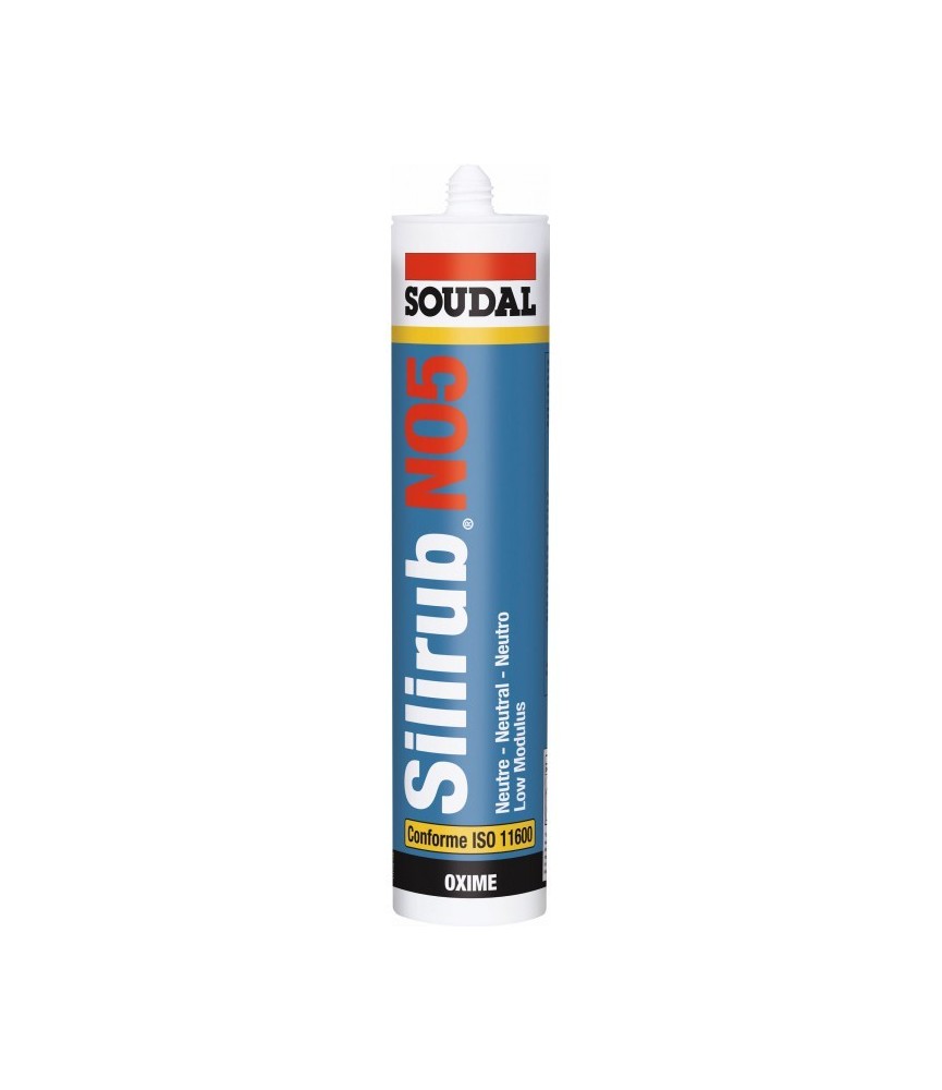 Mastic universel silicone - SILIRUB N05 - 310 ml - SOUDAL Mastic universel silicone - SILIRUB N05 - 310 ml - SOUDAL