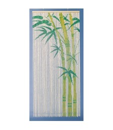 Rideau de porte en Bambou - Peint à la main - 90 x 200 cm - MOREL