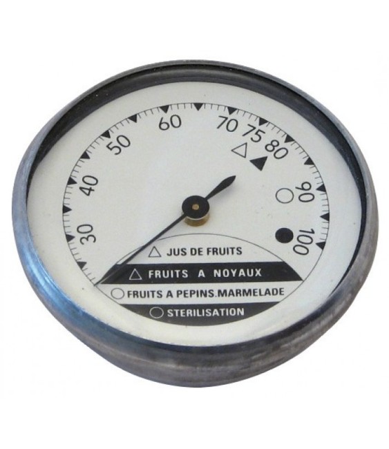 Thermomètre à aiguille pour stérilisateur - 0 à 100 °C - STIL