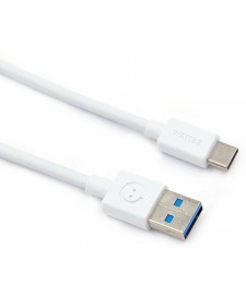 Câble universel Type-C vers USB 3.0 - Blanc - 1 M - WATT&CO