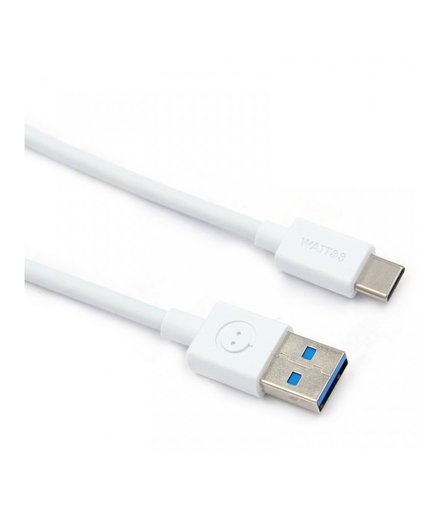 Câble universel Type-C vers USB 3.0 - Blanc - 1 M - WATT&CO