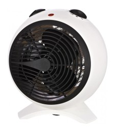 Radiateur soufflant 2000 Watts - Sphère - Blanc et Noir - VARMA