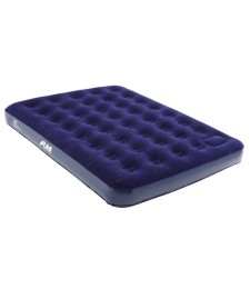 Matelas gonflable floqué - 2 places - Pompe intégrée - CAO