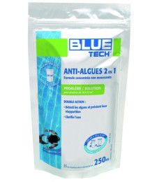 Anti-algues 2 en 1 - Ultra concentré - 250 ml - BLUE TECH