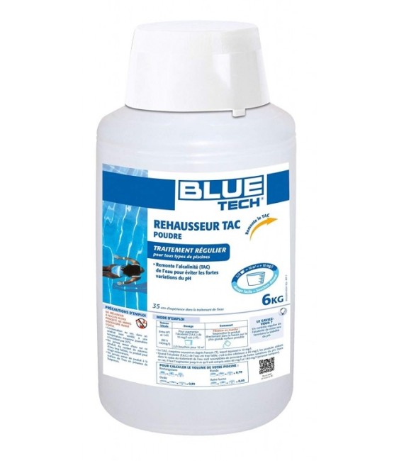 Réhausseur TAC en poudre - Traitement régulier - 6 Kg - BLUE TECH