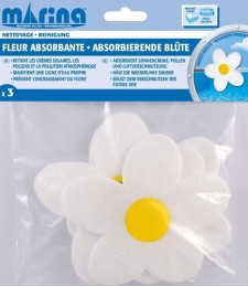 Fleur absorbante de substances polluantes - Lot de 3 - BLUE TECH