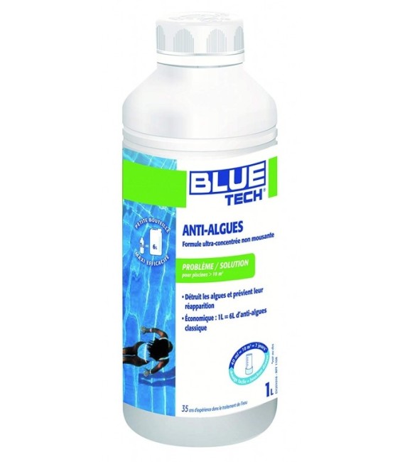 Anti-algues - Formule ultra-concentrée - 1 L - BLUE TECH