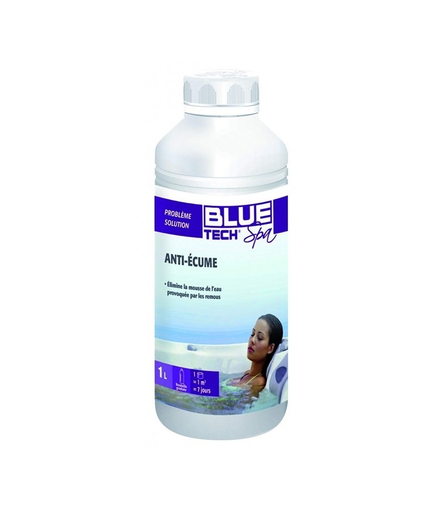 Anti-écume liquide pour spa - 1 L - BLUE TECH