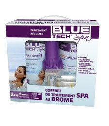 Coffret de traitement complet au brome pour spa - 2.2 Kg - BLUE TECH