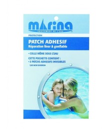 Patch adhésif pour réparation liner et piscine gonflable - MARINA