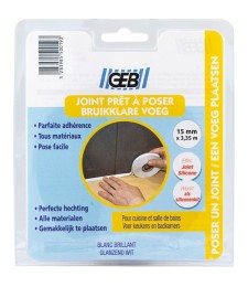 Joint d'étanchéité préformé oblique - Prêt à poser - GEB