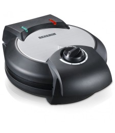 Gauffrier avec plaques anti-adhésives - 1300 Watts - Inox - WA 2103 - SEVERIN