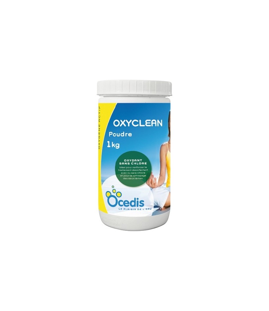 Traitement à l'oxygène actif sans chlore - Oxy Clean - 1 Kg - OCEDIS