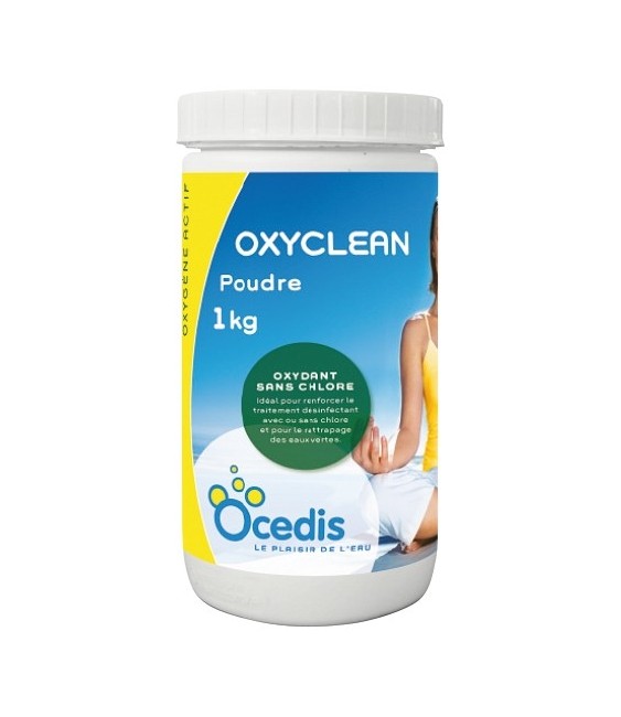 Traitement à l'oxygène actif sans chlore - Oxy Clean - 1 Kg - OCEDIS