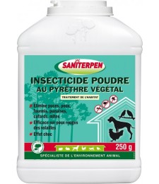 Insecticide poudre au pyrèthre végétal - 250 Grs - SANITERPEN