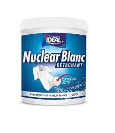 Blanchisseur / détachant - Oxygène actif - Nuclear Blanc - 450 Grs - IDEAL