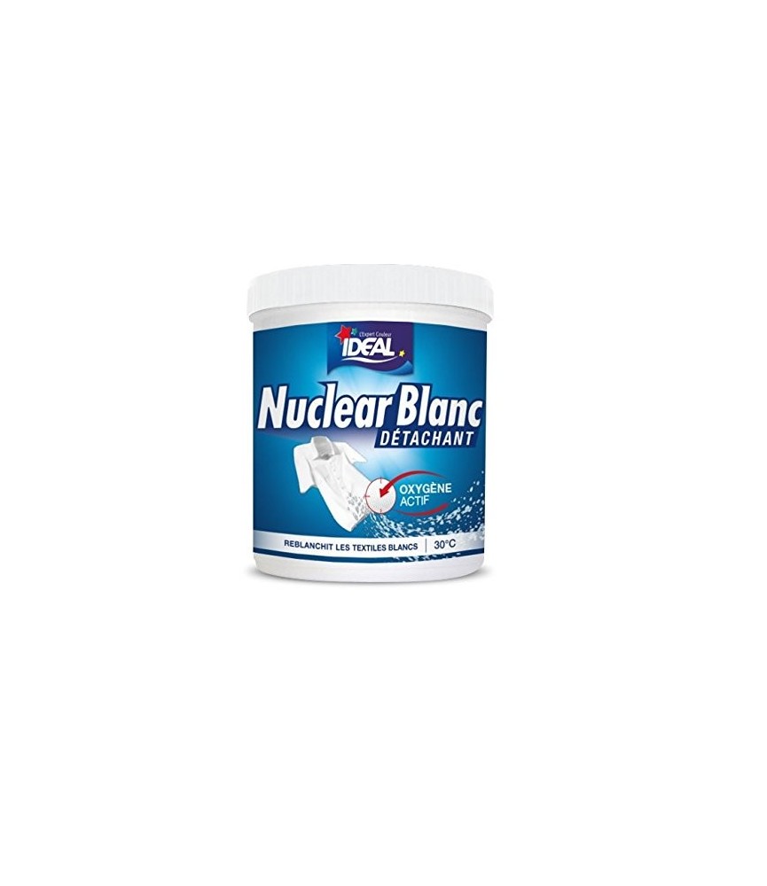 Blanchisseur / détachant - Oxygène actif - Nuclear Blanc - 450 Grs - IDEAL