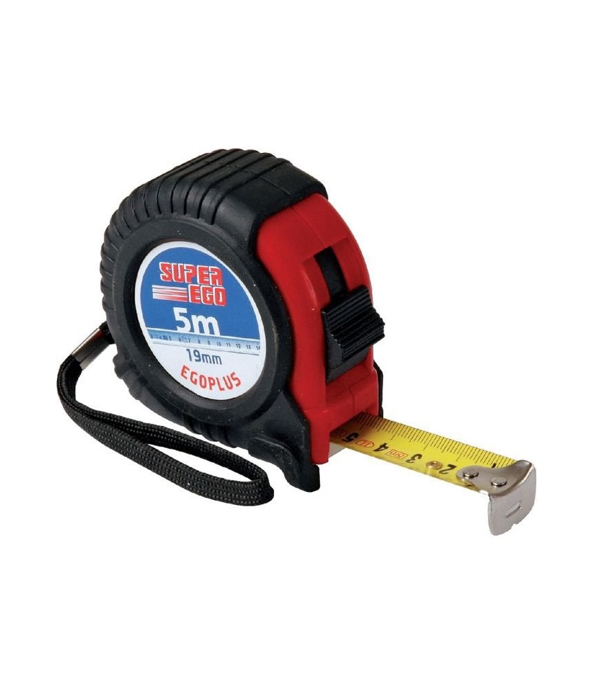 Mètre Super ego avec boitier bi-matière - 5 M Mètre Super ego avec boitier bi-matière - 5 M