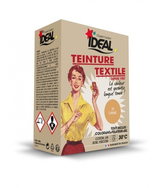 Teinture textile pour machine - Camel - 350 Grs - IDEAL
