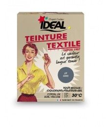 Teinture textile pour machine - Gris - 350 Grs - IDEAL