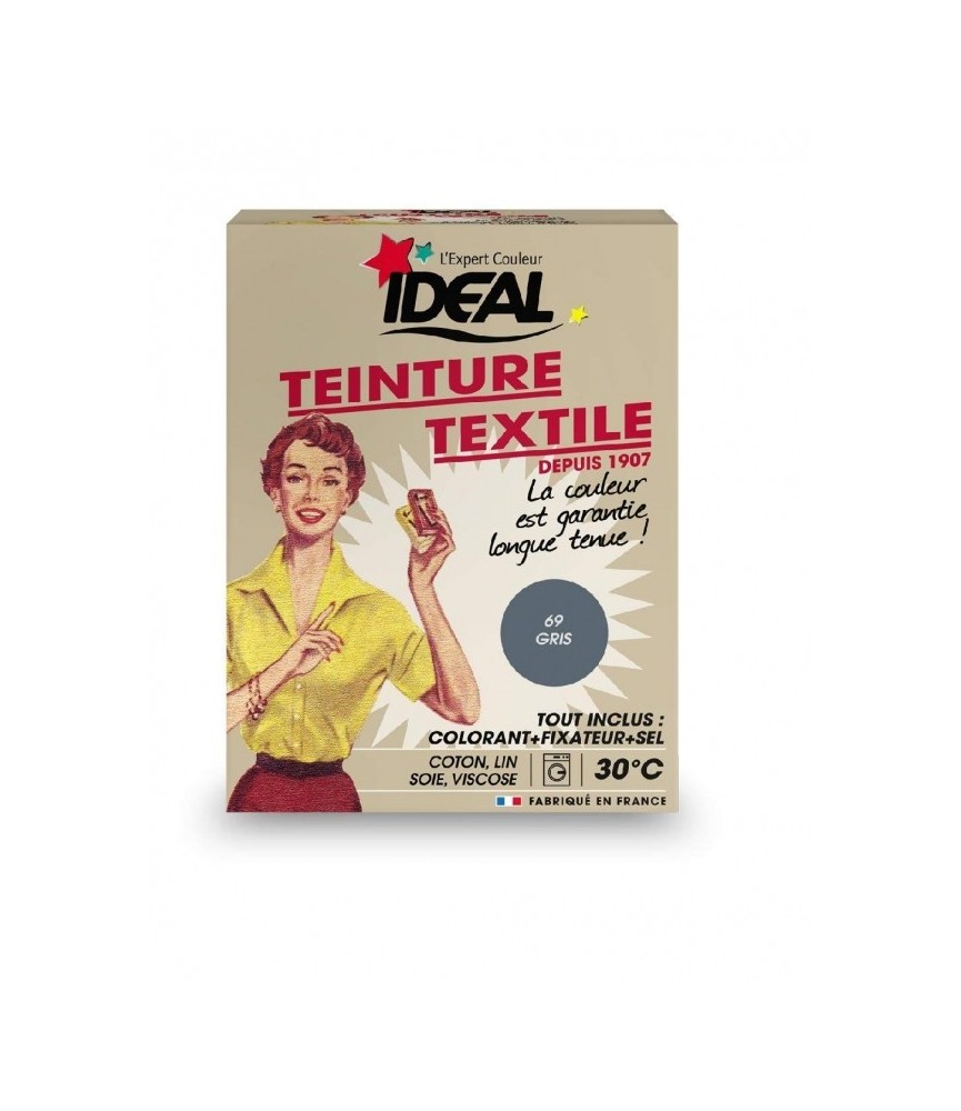Teinture textile pour machine - Gris - 350 Grs - IDEAL Teinture textile pour machine - Gris - 350 Grs - IDEAL