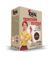 Teinture textile pour machine - Chocolat - 350 Grs - IDEAL
