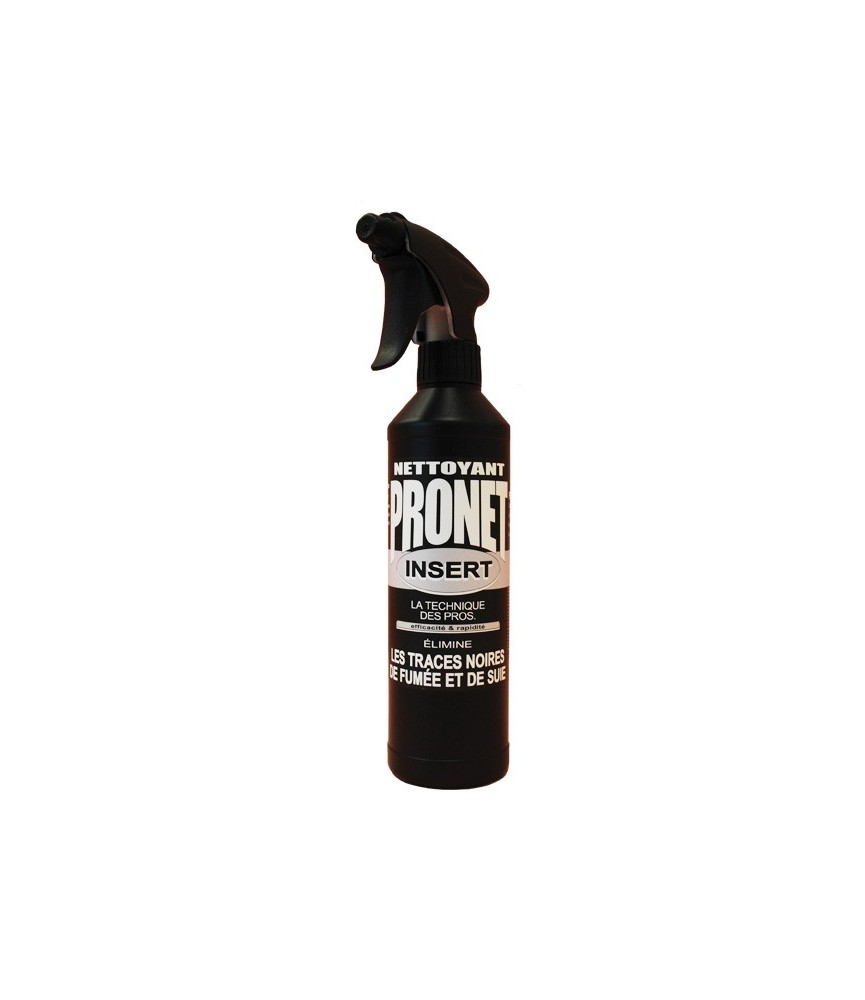 Nettoyant vitres d'Insert de cheminée - 500 ml - PRONET Nettoyant vitres d'Insert de cheminée - 500 ml - PRONET