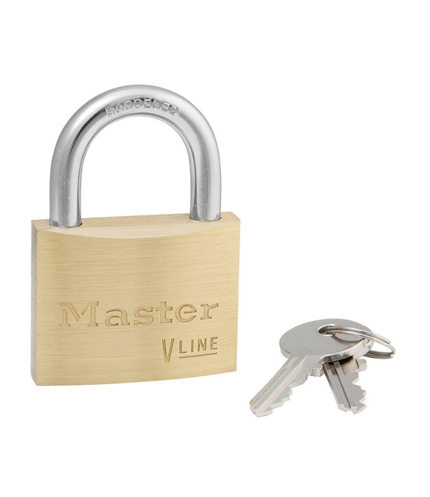 Cadenas en laiton V-Line de 25 mm - Modèle N° 4150 - MASTER LOCK Cadenas en laiton V-Line de 25 mm - Modèle N° 4150 - MASTER LOCK