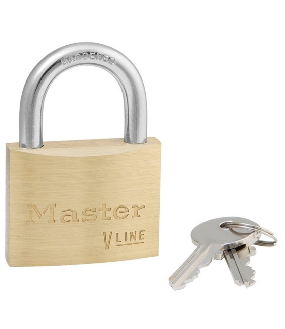 Cadenas en laiton V-Line de 25 mm - Modèle N° 4150 - MASTER LOCK