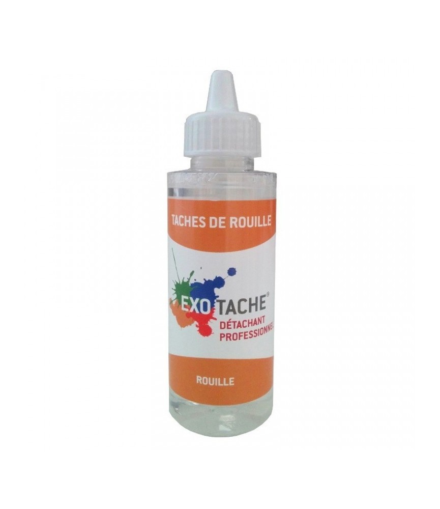 Détachant professionnel - Tâches de rouille - 108 ml - EXO TACHES Détachant professionnel - Tâches de rouille - 108 ml - EXO TACHES