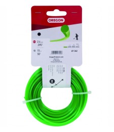 Fil de coupe pour débroussailleuse - Vert - 2.4 mm x 15 M - OREGON
