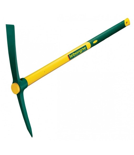 Pioche de jardin et terrassier (2kg) douille ronde manche novamax (90cm) - LEBORGNE