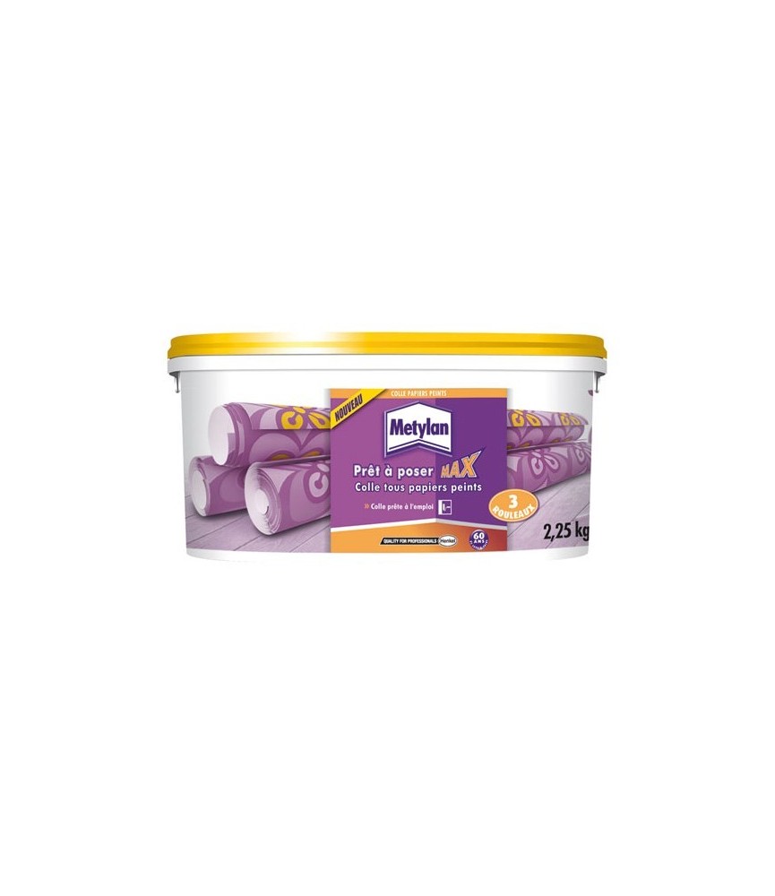 Colle pour papiers peints - Prêt à poser - 2.25 Kg - METYLAN Colle pour papiers peints - Prêt à poser - 2.25 Kg - METYLAN