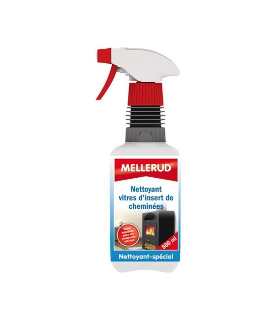 Nettoyant pour vitres d'insert de cheminée - 500 ml - MELLERUD