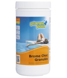Désinfection choc - Brome Choc en granulés - 1 Kg - PLANET POOL
