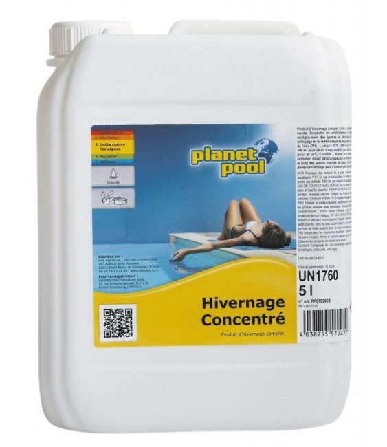 Hivernage concentré contre le développement des algues - 5 L - PLANET POOL