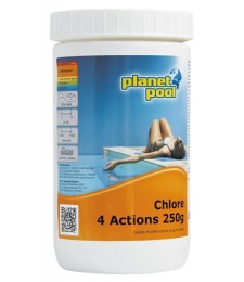 Chlore multiactions - 4 actions - Galet de 250Grs - 5 Kgs - PLANET POOL